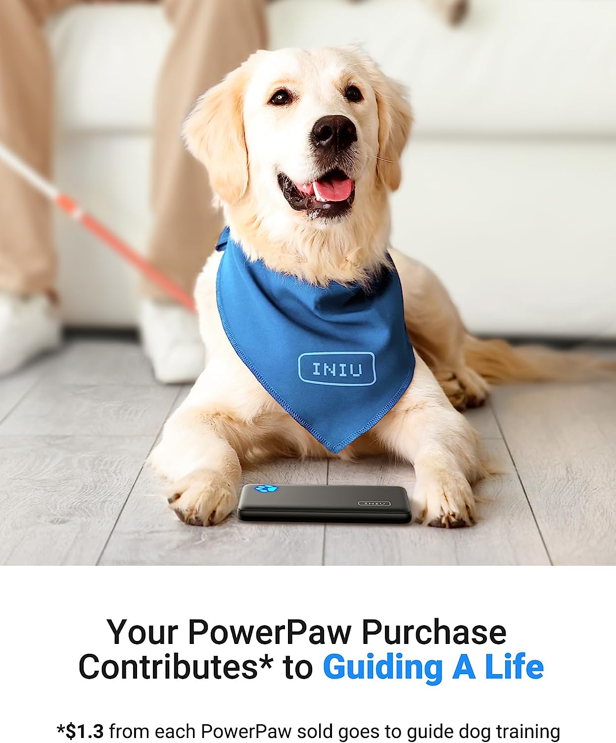 INIU Portable Charger, Slimmest 10000mAh USB C Power Bank, Compatible with iPhone & Samsung, Black